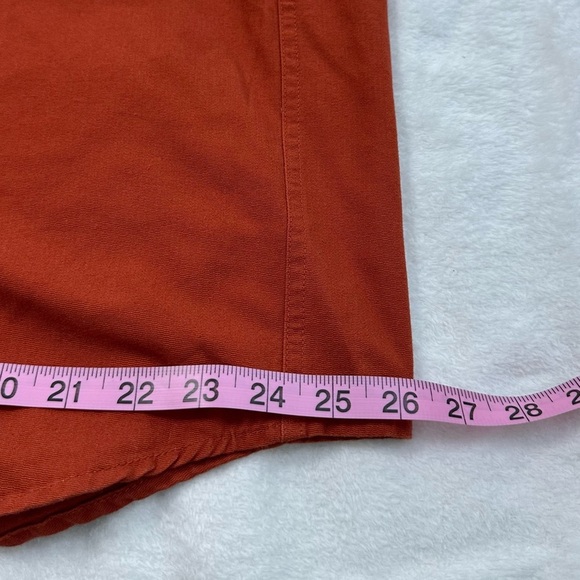 Magellan Outdoors Orange Casual Button Down Shirt Relaxed Fit - Picture 7 of 11